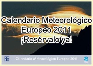 Calendario Meteorológico Europeo: un regalo para estas Navidades 2010