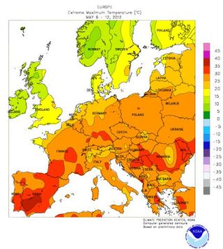 Cálida Europa (6-12 mayo 2012)