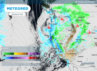 California, Oregon, and Washington State Forecasted with More Rain and Snow from “Pineapple Express”