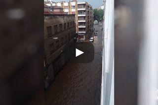 Calles de Salamanca convertidas en piscinas