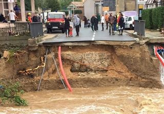 O rastro de destruição de Callum e Leslie na Europa