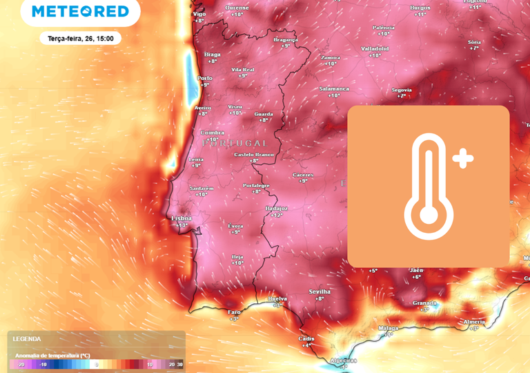 Calor abrasador afeta Lisboa esta ter&ccedil;a-feira, 26 de maio: a capital de Portugal registar&aacute; at&eacute; 13 &ordm;C acima da m&eacute;dia