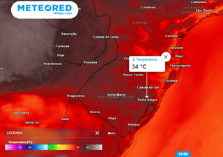 Calor aumenta no Sul do Brasil no final de semana com aproximação de nova frente fria. Veja o que será destaque!