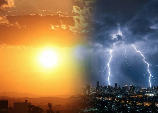 Calor, chuva forte e risco de tempestades marcam o fim de semana no Sul e Sudeste do Brasil