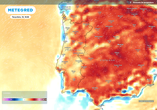 Calor com sabor a ver&atilde;o em Portugal a partir de 20 de maio: a dorsal africana poder&aacute; estender-se at&eacute; ao Mar B&aacute;ltico