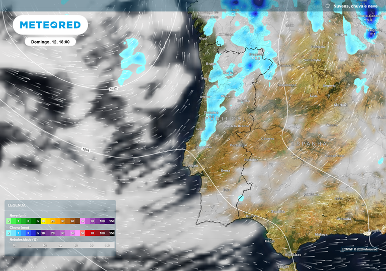 Calor continua no interior este s&aacute;bado, mas domingo traz temperaturas mais baixas e regresso da chuva a algumas regi&otilde;es