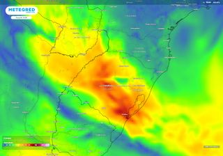 Calor e Jato em Baixos Níveis potencializam as tempestades no Sul do Brasil até o final da semana