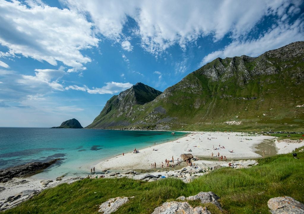 Haukland Beach Haukland Beach