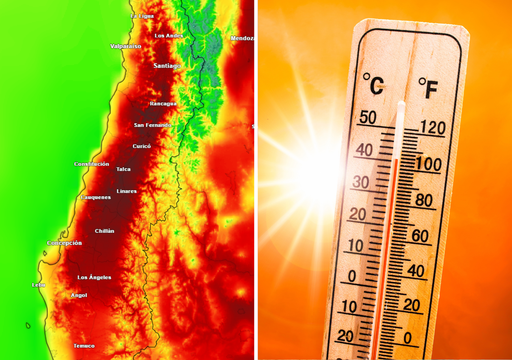 Calor extremo actualiza alertas del SENAPRED y la DMC en la zona central de Chile