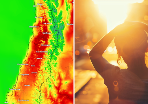 Calor extremo, baja humedad y viento del este elevan el riesgo de incendios forestales este lunes en Chile central
