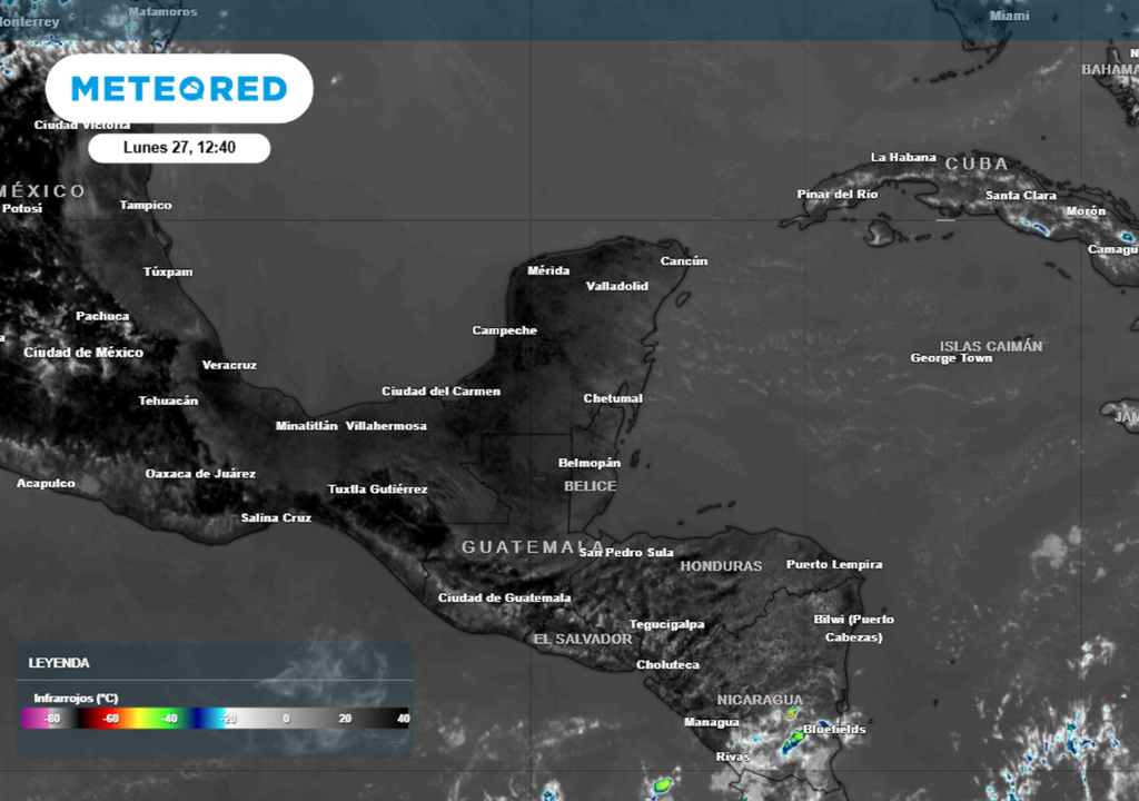 Las tormentas regresarían a la Península de Yucatán el Domingo.