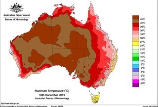 Calor extremo en Australia: el día más cálido de su historia