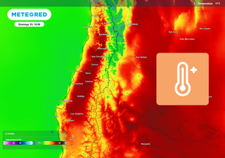 Calor extremo en camino: METEORED y DMC proyectan máximas sobre 33 °C entre O’Higgins y La Araucanía