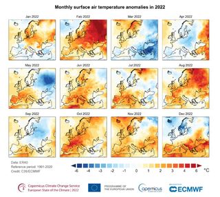 Calor extremo sin precedentes y sequía generalizada: clima europeo de 2022