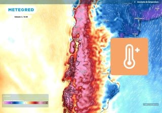 &ldquo;Calor fuera de lo normal&rdquo;: hasta 40 &deg;C y viento Puelche ponen en jaque al sur de Chile este fin de semana