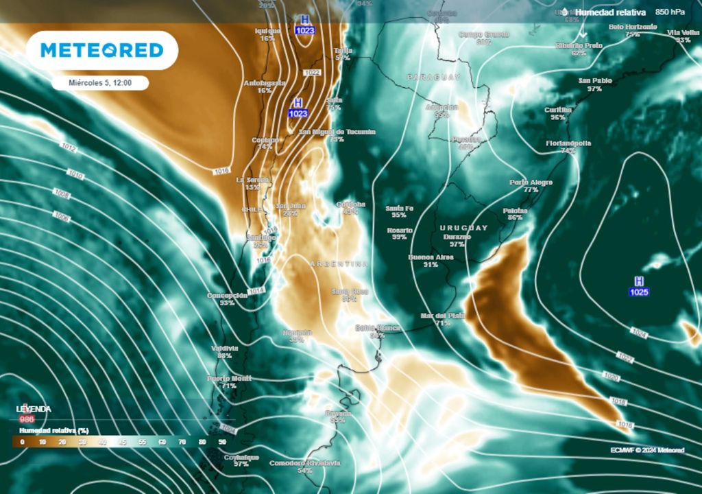 Tiempo pronóstico clima Argentina veranito de San Juan junio calor alerta