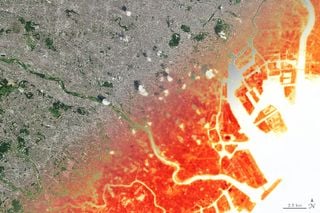 Calor sofocante en Tokio