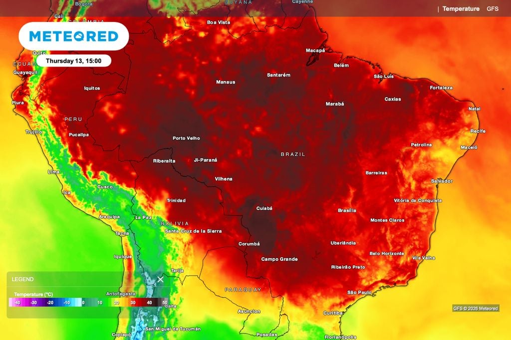 calor, temperatura, DF Previsão de calor intenso na tarde de quinta-feira, 13 de agosto.