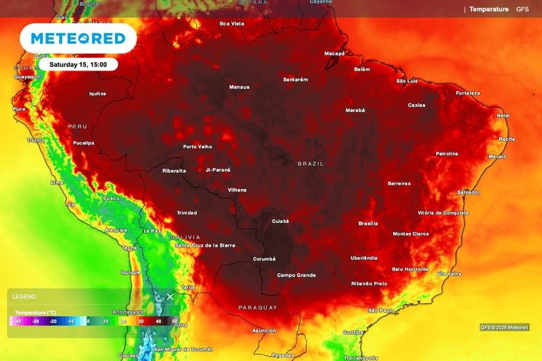 Calor passa dos 40&deg;C e h&aacute; alerta de baixa umidade para 17 estados e o DF