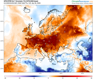 Calor récord en gran parte de Francia en esta Semana Santa de 2020