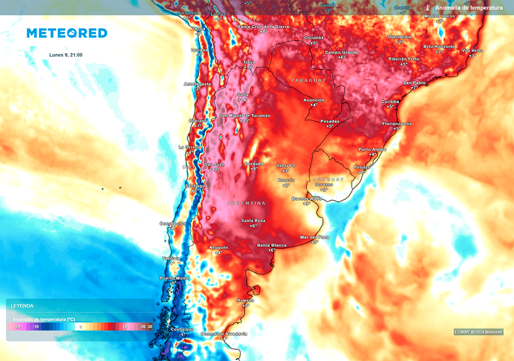 Calor, Temperatura, Sequia, Argentina, Incendios