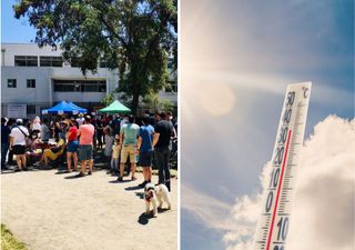 Calor sofocante en Santiago: hasta 32 °C bajo el sol de las elecciones presidenciales