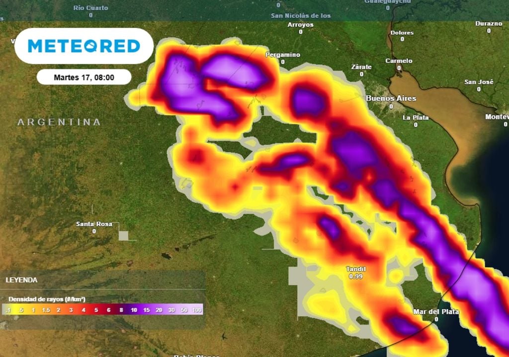 Pronóstico de descargas eléctricas