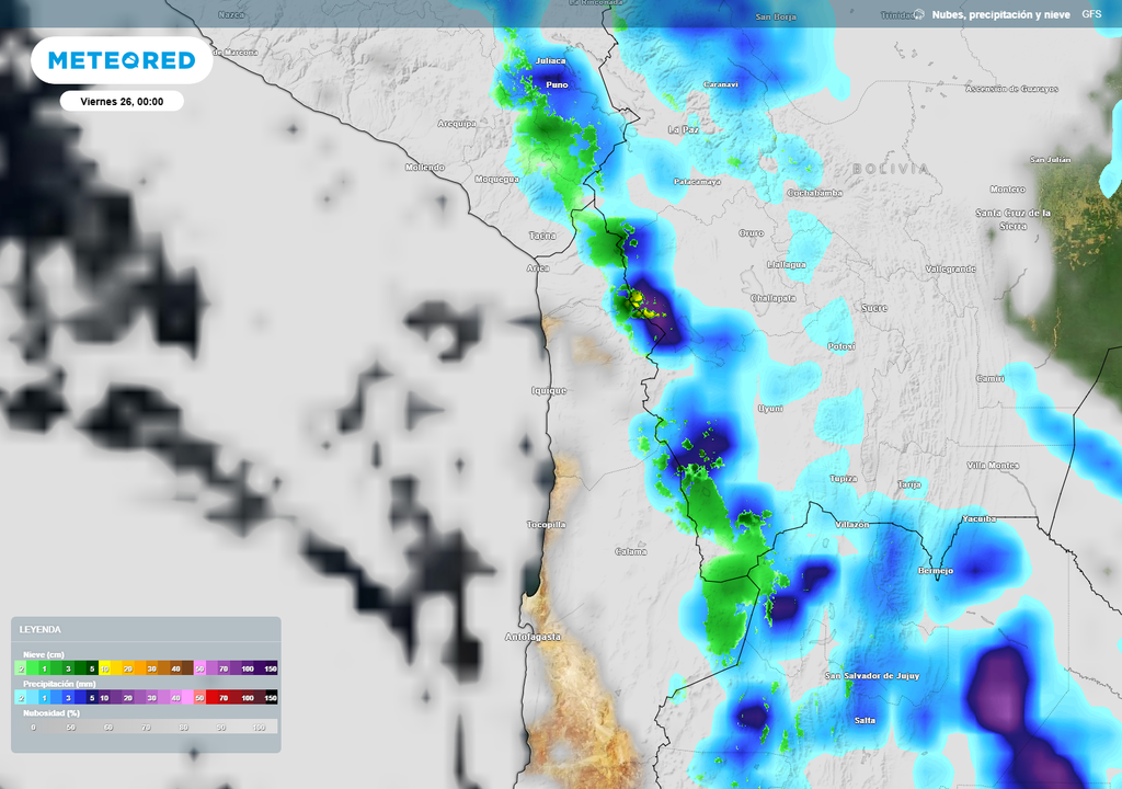 precipitaciones previstas