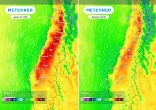 ¡Un respiro al calor! El viernes las temperaturas bajarán de los 30 °C en la zona central de Chile