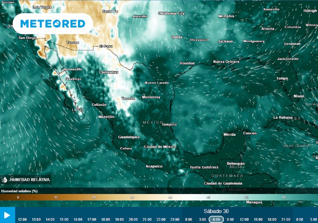 Modelo ECMWF - Humedad relativa %