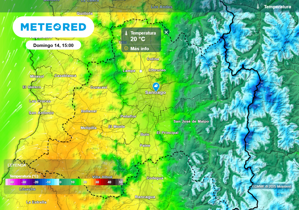 Temperatura máxima Temperatura máxima
