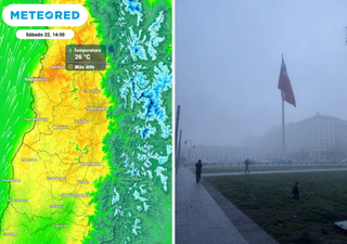 Cambia el tiempo en Santiago este fin de semana: de 26 °C el sábado a una nueva opción de lluvias desde el martes