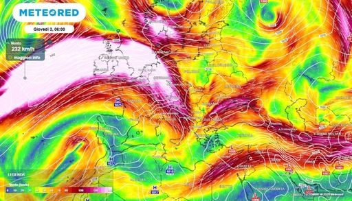 Aumenter&agrave; vertiginosamente fino a 250 km/h: cambiamenti nel getto polare che interesseranno l'Italia