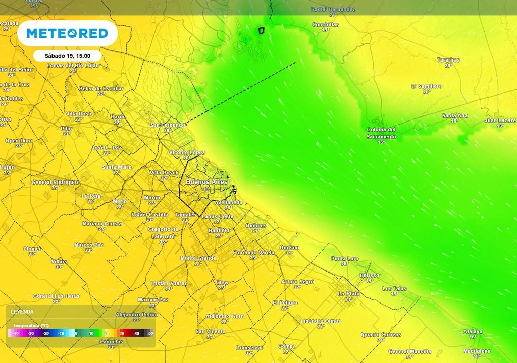 Temperaturas sabado La tarde del sábado se presentará con algo de nubosidad, pero con buenas y primaverales temperaturas.