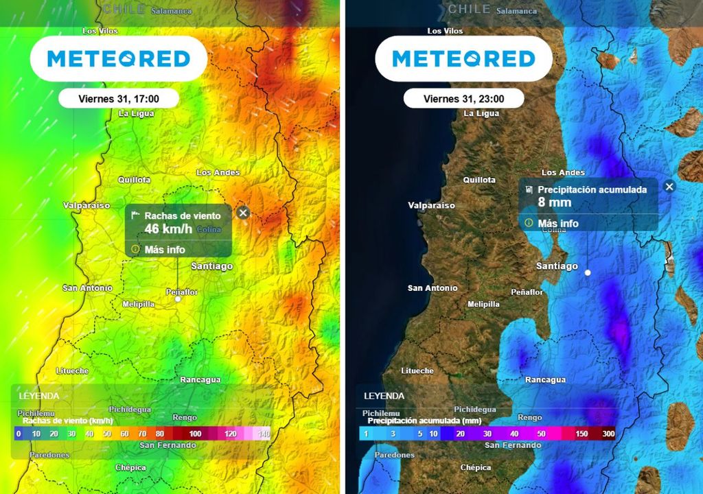 mapas de racha de viento y precipitación acumulada mapas de racha de viento y precipitación acumulada