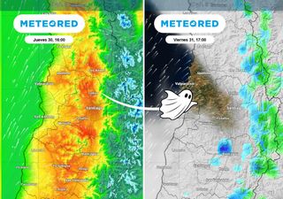 Cambio brusco en Santiago: del calor extremo a chubascos y viento en Halloween