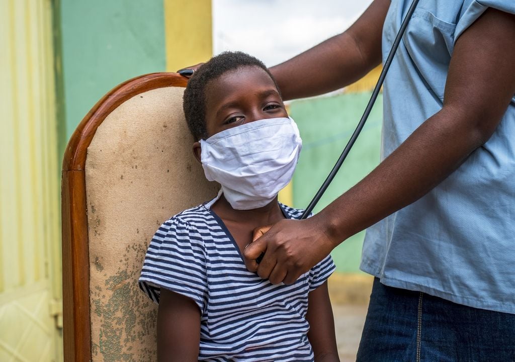 Niño, Haití, silla, cólera