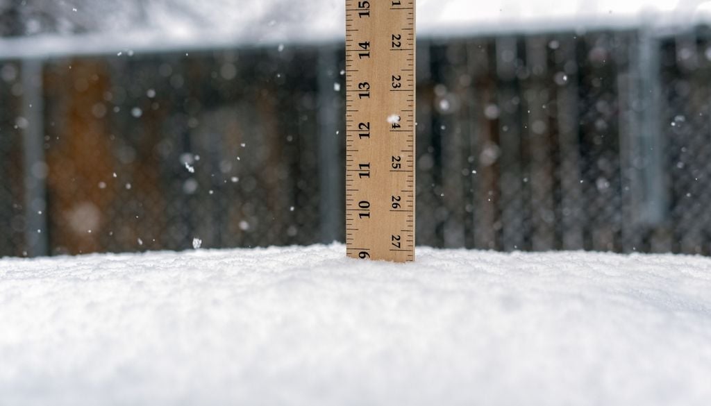 nieve Medir la nieve en la montaña siempre fue complicado