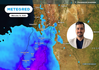 Cambio de pronóstico, avisa Javier Hernández: Sistema frontal se debilita y dorsal cálida traerá hasta 26 °C en Santiago