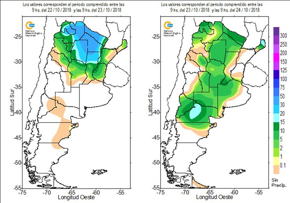 Lluvias registros acumulados