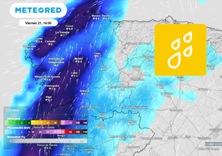 Este será el día más delicado en Galicia con lluvias cuantiosas, vientos de hasta 90 km/h y olas de más de 6 metros
