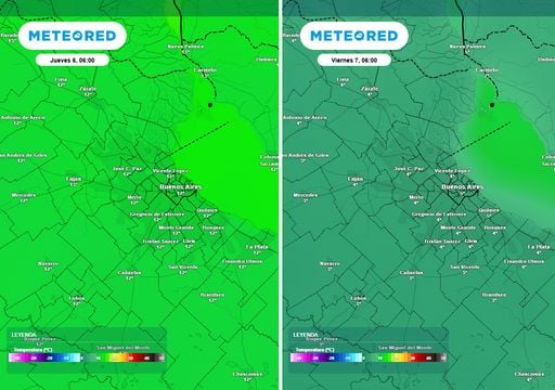 Cambio de tiempo en el AMBA: lluvias y tormentas el jueves, luego llega el fr&iacute;o intenso por varios d&iacute;as