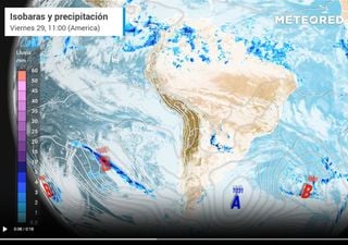 Cambi&oacute; el pron&oacute;stico en Argentina: vuelven las tormentas y la Patagonia recibe lluvias importantes