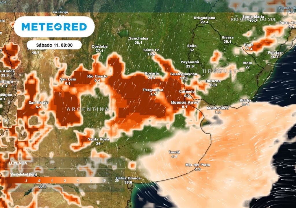 nieblas Durante el fin de semana las nieblas también estarán presentes