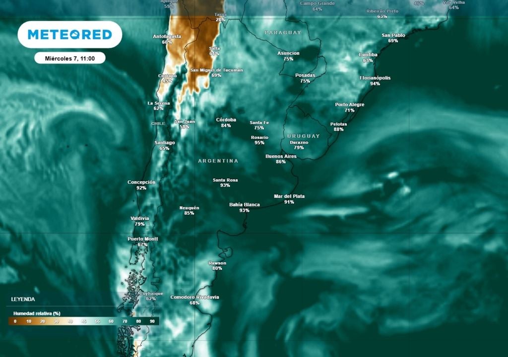 Nos esperan días con más nubes y un ambiente húmedo en la ciudad.