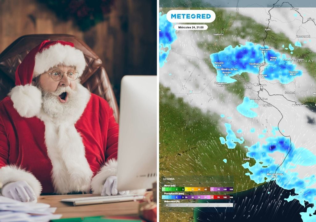 Tiempo Pronóstico AMBA clima Nochebuena Navidad lluvias