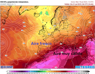 Cambio radical del tiempo con vaivenes y alivios térmicos