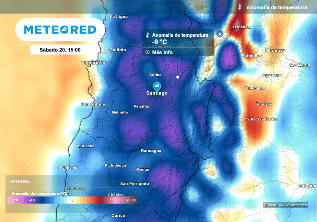 Anomalías de temperaturas
