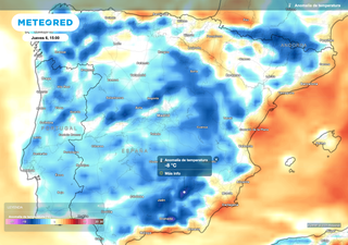 Cambio radical este jueves: las temperaturas serán hasta 10 ºC más bajas que las de ayer