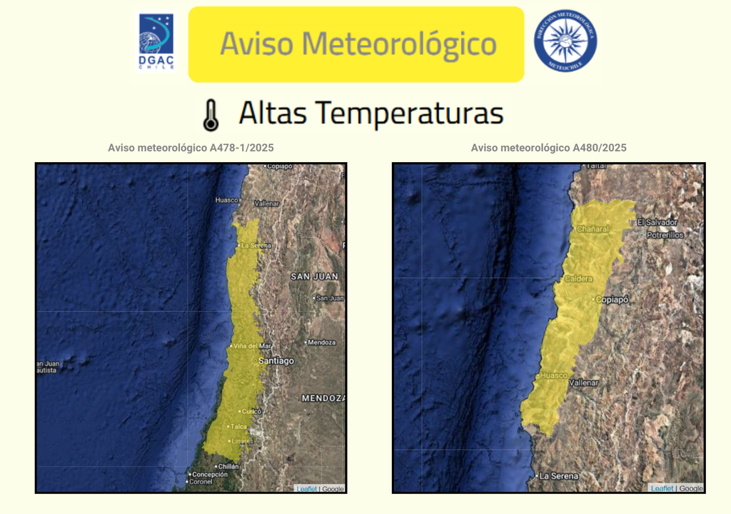 área de cobertura de los avisos meteorológicos emitidos por la DMC área de cobertura de los avisos meteorológicos emitidos por la DMC